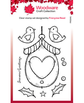 Woodware Christmas Birdhouse Clear Stamps (FRS941) (OUTLET) Woodware Christmas Birdhouse Clear Stamps (FRS941) (OUTLET)