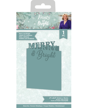 Crafter's Companion Frosty and Bright Metal Die Merry & Bright (S-FRBR-MD-MEBR) (OUTLET)