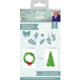 Crafter's Companion Frosty and Bright Metal Die Christmas Tree Foliage (S-FRBR-MD-CTFO) (OUTLET)