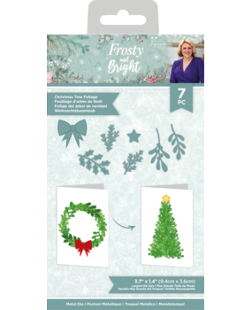 Crafter's Companion Frosty and Bright Metal Die Christmas Tree Foliage (S-FRBR-MD-CTFO) (OUTLET)