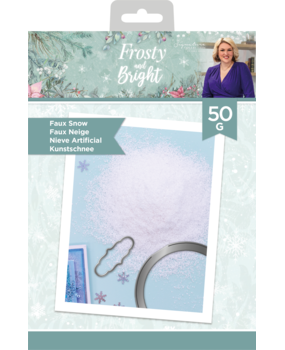 Crafter's Companion Frosty and Bright Faux Snow 50g (S-FRBR-FSNOW) (OUTLET)