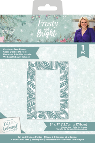 Crafter's Companion Frosty and Bright Cut & Emboss Folder Christmas Tree Frame (S-FRBR-CEF5-CTFR) (OUTLET) Crafter's Companion Frosty and Bright Cut & Emboss Folder Christmas Tree Frame (S-FRBR-CEF5-CTFR) (OUTLET)