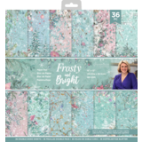 Crafter's Companion Frosty and Bright 12x12 Inch Paper Pad (S-FRBR-PAD12) (OUTLET)