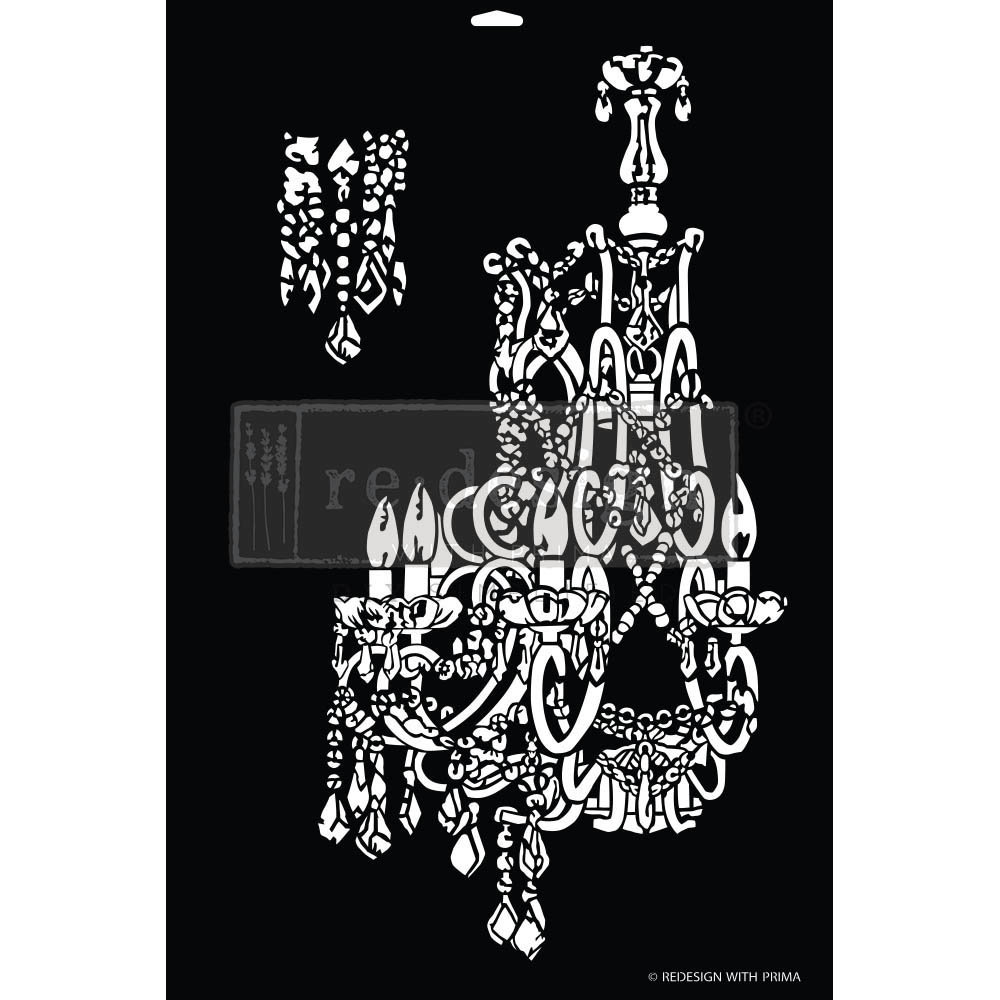 Re-Design with Prima Empire Chandelier 15.6x24 Inch Decor Stencils (658199) (DISCONTINUED) Re-Design with Prima Empire Chandelier 15.6x24 Inch Decor Stencils (658199) (DISCONTINUED)