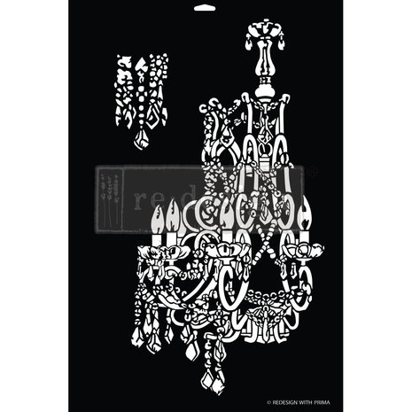 Re-Design with Prima Empire Chandelier 15.6x24 Inch Decor Stencils (658199) (DISCONTINUED) Re-Design with Prima Empire Chandelier 15.6x24 Inch Decor Stencils (658199) (DISCONTINUED)