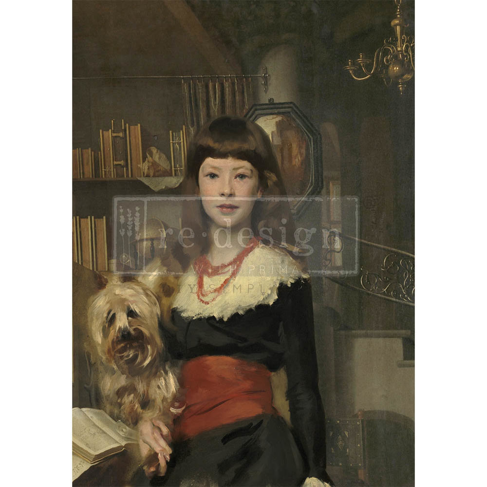Re-Design with Prima A Girl And Her Pup A1 Decor Rice Paper (660482) (DISCONTINUED) Re-Design with Prima A Girl And Her Pup A1 Decor Rice Paper (660482) (DISCONTINUED)