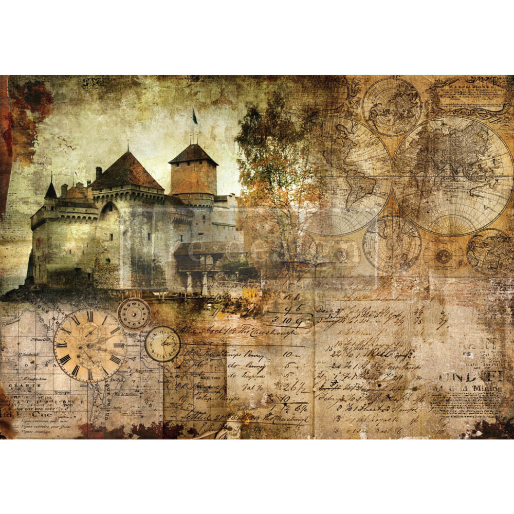Re-Design with Prima Hilltop Castle A1 Decor Rice Paper (660543) (DISCONTINUED) Re-Design with Prima Hilltop Castle A1 Decor Rice Paper (660543) (DISCONTINUED)