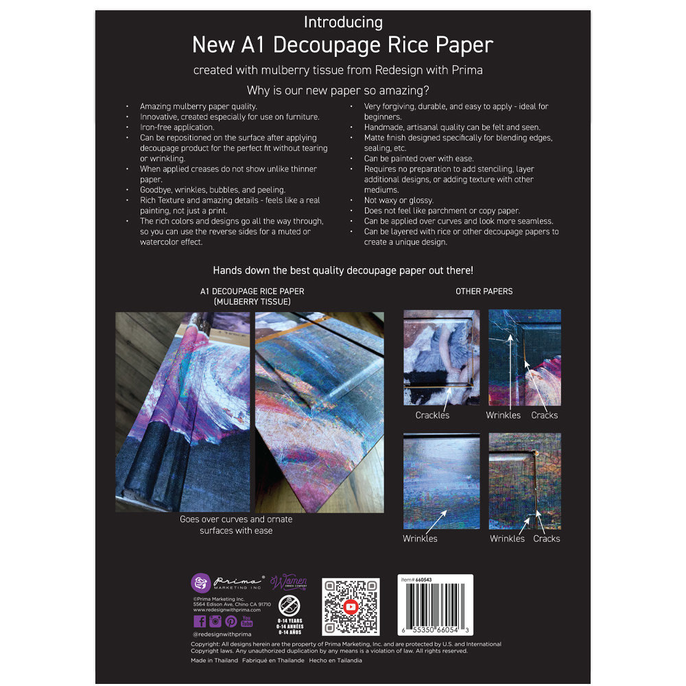 Re-Design with Prima Hilltop Castle A1 Decor Rice Paper (660543) (DISCONTINUED) Re-Design with Prima Hilltop Castle A1 Decor Rice Paper (660543) (DISCONTINUED)