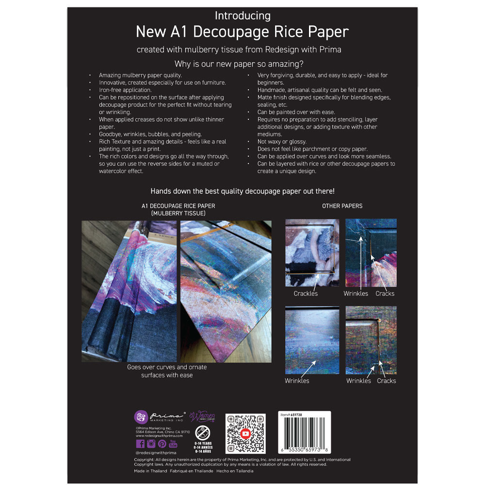 Re-Design with Prima Moody Chandelier A1 Decor Rice Paper (659738) (DISCONTINUED) Re-Design with Prima Moody Chandelier A1 Decor Rice Paper (659738) (DISCONTINUED)