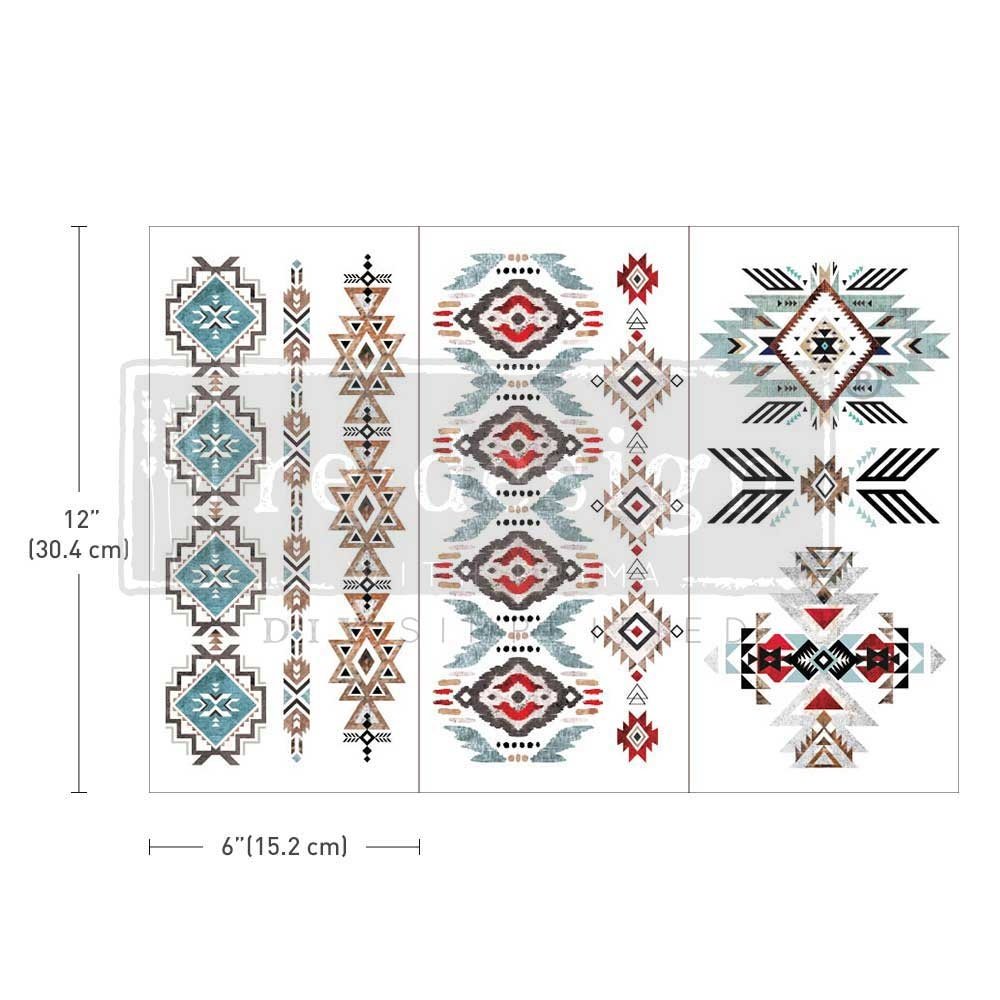 Re-Design with Prima Something Tribal 6x12 Inch Decor Transfers (657628) (DISCONTINUED) Re-Design with Prima Something Tribal 6x12 Inch Decor Transfers (657628) (DISCONTINUED)