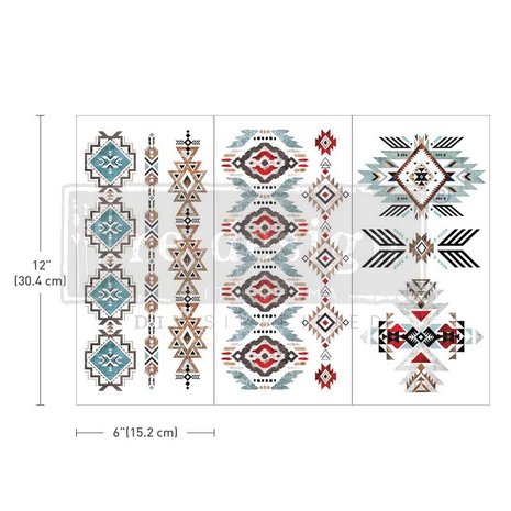 Re-Design with Prima Something Tribal 6x12 Inch Decor Transfers (657628) (DISCONTINUED) Re-Design with Prima Something Tribal 6x12 Inch Decor Transfers (657628) (DISCONTINUED)