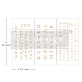 Re-Design with Prima Powerful Words 6x12 Inch Decor Transfers (657383) (DISCONTINUED)