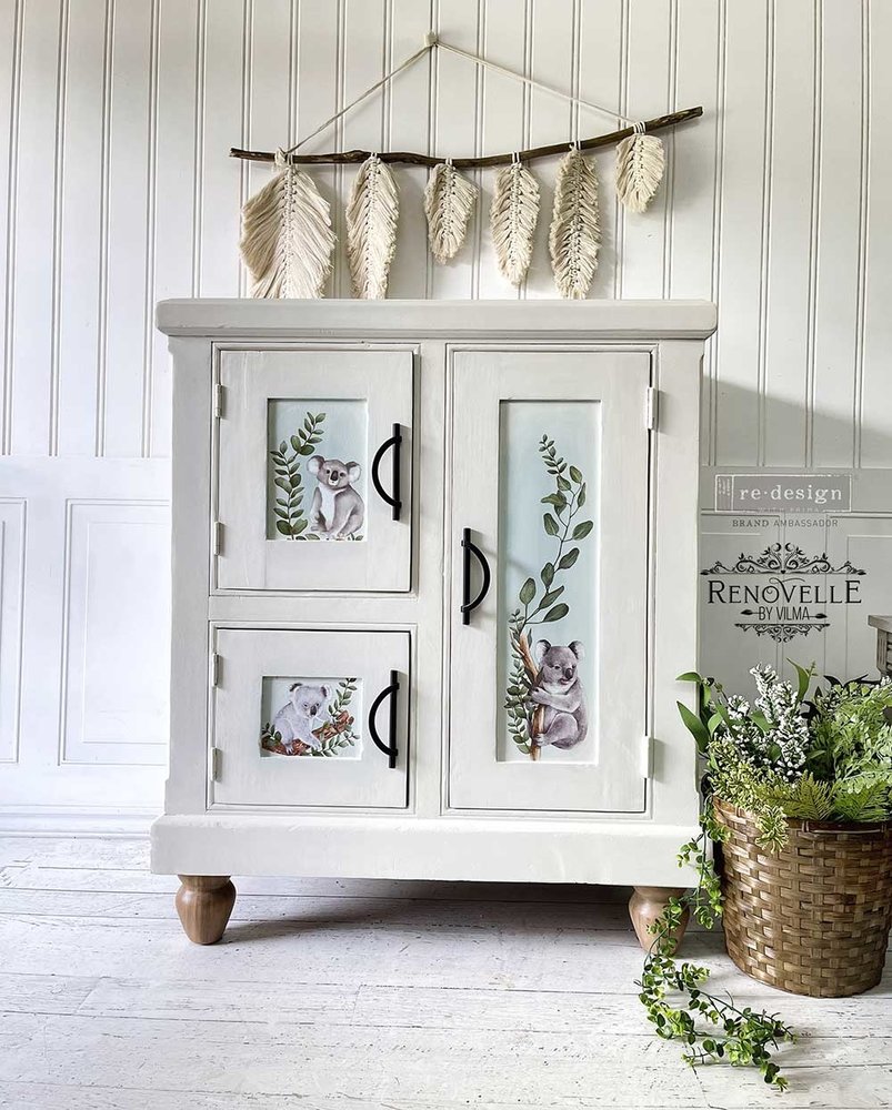 Re-Design with Prima Friendly Koala 6x12 Inch Decor Transfers (657406) (DISCONTINUED) Re-Design with Prima Friendly Koala 6x12 Inch Decor Transfers (657406) (DISCONTINUED)