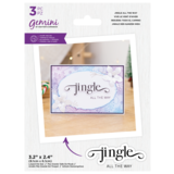 Gemini Fancy Sentiments Stamp & Die Jingle All The Way (GEM-STD-FS-JATW) (DISCONTINUED)