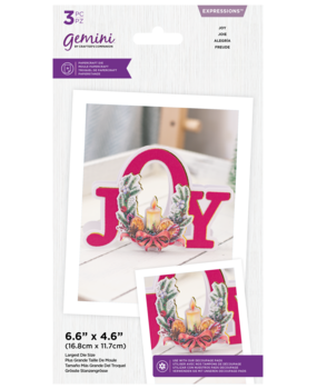 Gemini Floral Shaped Word Joy Expressions Dies (GEM-MD-EXP-SHWJOY) (DISCONTINUED) Gemini Floral Shaped Word Joy Expressions Dies (GEM-MD-EXP-SHWJOY) (DISCONTINUED)