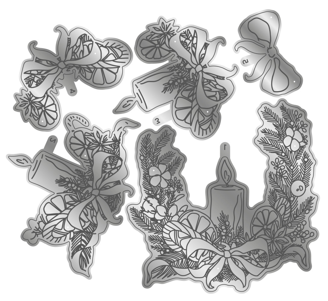 Gemini Floral Candlelit Christmas Elements Dies (GEM-MD-ELE-CANCHR) (DISCONTINUED) Gemini Floral Candlelit Christmas Elements Dies (GEM-MD-ELE-CANCHR) (DISCONTINUED)