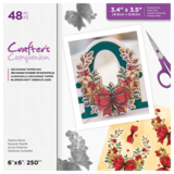 Crafter's Companion Decoupage 6x6 Inch Topper Pad Festive Bows (CC-DTPAD6-FESBOW) (OUTLET)