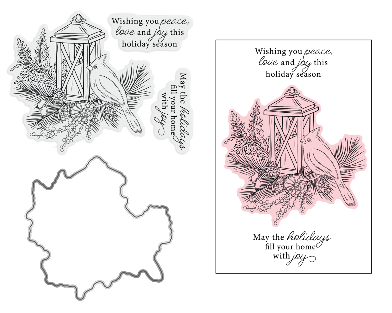 Crafter's Companion Tis the Season Stamp & Die Holiday Wishes (TTS-STD-HOLWISH) (OUTLET) Crafter's Companion Tis the Season Stamp & Die Holiday Wishes (TTS-STD-HOLWISH) (OUTLET)