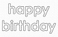 Bold Happy Birthday Die-namics (MFT-2348) (OUTLET) Bold Happy Birthday Die-namics (MFT-2348) (OUTLET)