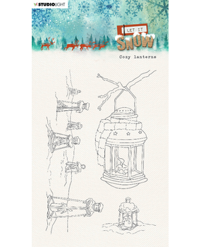 Studio Light Let It Snow Clear Stamps Cozy Lanterns (SL-LIS-STAMP266) (OUTLET)