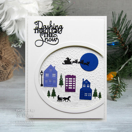 Creative Expressions Sue Wilson Craft Die Festive Mini Expressions Dashing Through The Snow (CEDME126) (OUTLET) Creative Expressions Sue Wilson Craft Die Festive Mini Expressions Dashing Through The Snow (CEDME126) (OUTLET)