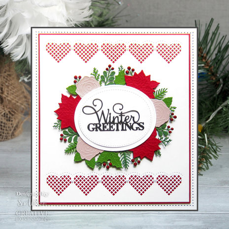 Creative Expressions Sue Wilson Craft Die Festive Heart Scalloped Border (CED3251) (OUTLET) Creative Expressions Sue Wilson Craft Die Festive Heart Scalloped Border (CED3251) (OUTLET)