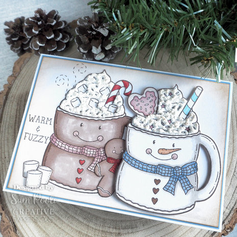 Creative Expressions Sam Poole Clear Stamp A5 Novelty Christmas Mugs (CEC1000) (OUTLET) Creative Expressions Sam Poole Clear Stamp A5 Novelty Christmas Mugs (CEC1000) (OUTLET)