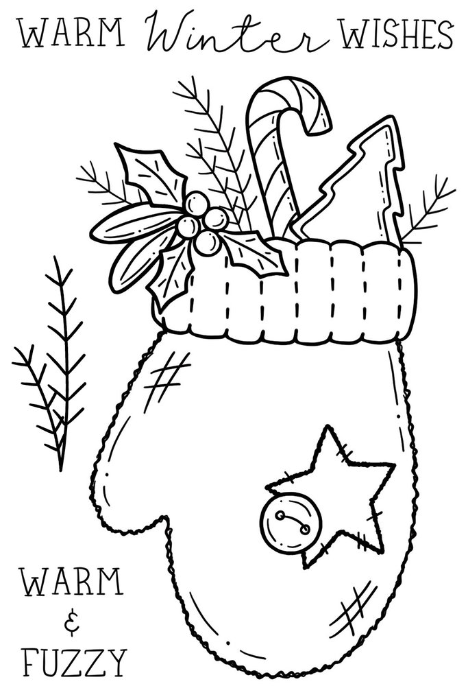 Creative Expressions Sam Poole Clear Stamp A6 Fuzzy Mittens (CEC1003) (OUTLET) Creative Expressions Sam Poole Clear Stamp A6 Fuzzy Mittens (CEC1003) (OUTLET)