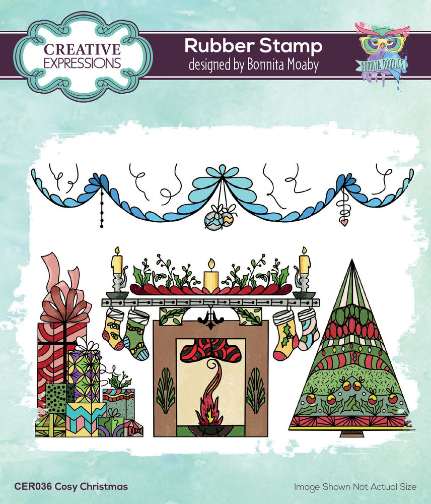Creative Expressions Bonnita Moaby Rubber Stamp A6 Cosy Christmas (CER036) (OUTLET) Creative Expressions Bonnita Moaby Rubber Stamp A6 Cosy Christmas (CER036) (OUTLET)