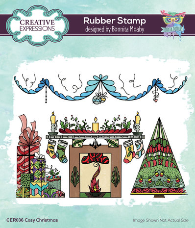 Creative Expressions Bonnita Moaby Rubber Stamp A6 Cosy Christmas (CER036) (OUTLET) Creative Expressions Bonnita Moaby Rubber Stamp A6 Cosy Christmas (CER036) (OUTLET)