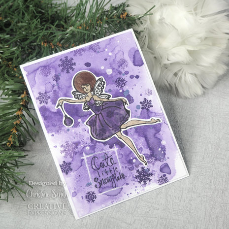 Creative Expressions Jane Davenport Clear Stamp Snowflake Fairy (CEJDCS014) (OUTLET) Creative Expressions Jane Davenport Clear Stamp Snowflake Fairy (CEJDCS014) (OUTLET)