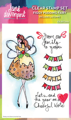 Creative Expressions Jane Davenport Clear Stamp Figgy Pudding Fairy (CEJDCS012) (OUTLET) Creative Expressions Jane Davenport Clear Stamp Figgy Pudding Fairy (CEJDCS012) (OUTLET)