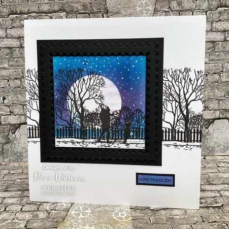 Creative Expressions Designer Boutique Rubber Stamp DL Letter To Santa (UMSDB118) (OUTLET)