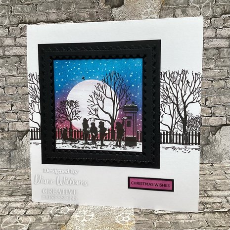 Creative Expressions Designer Boutique Rubber Stamp DL Letter To Santa (UMSDB118) (OUTLET)