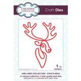 Creative Expressions Craft Dies One-liner Collection Stag's Head (CEDSE018) (OUTLET)