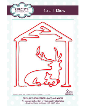 Creative Expressions Craft Dies One-liner Collection Safe & Warm (CEDSE015) (OUTLET)