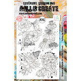 Aall and Create Stamp Set A5 Visiting The Flowers (AALL-TP-745) (DISCONTINUED)