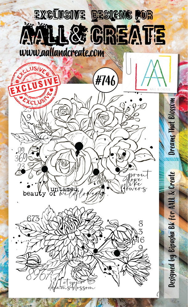 Aall and Create Stamp Set A6 Dreams That Blossom (AALL-TP-746) (DISCONTINUED) Aall and Create Stamp Set A6 Dreams That Blossom (AALL-TP-746) (DISCONTINUED)