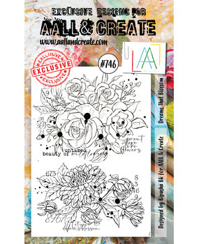 Aall and Create Stamp Set A6 Dreams That Blossom (AALL-TP-746) (DISCONTINUED)