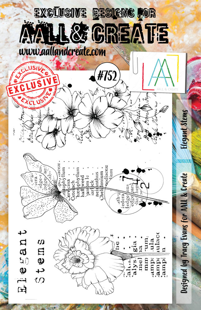 Aall and Create Stamp Set A5 Elegant Stems (AALL-TP-752) (DISCONTINUED) Aall and Create Stamp Set A5 Elegant Stems (AALL-TP-752) (DISCONTINUED)