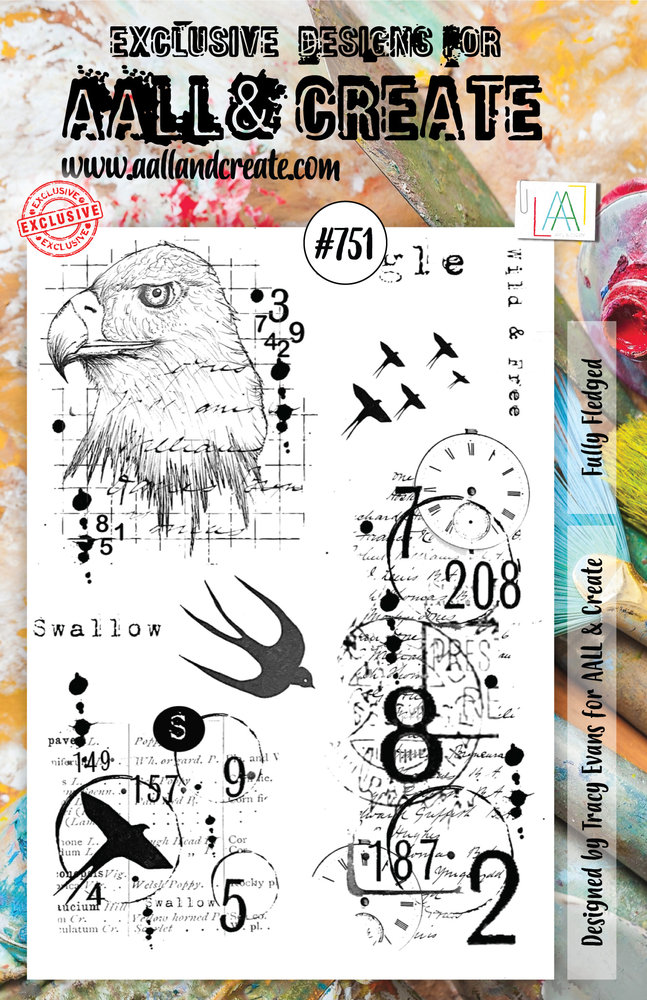 Aall and Create Stamp Set A5 Fully Fledged (AALL-TP-751) (DISCONTINUED) Aall and Create Stamp Set A5 Fully Fledged (AALL-TP-751) (DISCONTINUED)