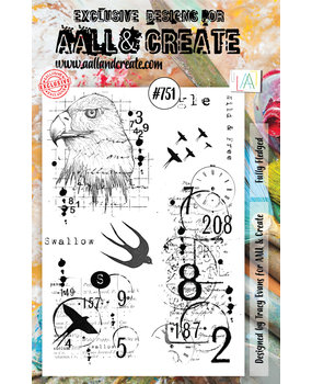 Aall and Create Stamp Set A5 Fully Fledged (AALL-TP-751) (DISCONTINUED)