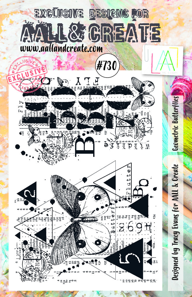 Aall and Create Stamp Set A5 Geometric Butterflies (AALL-TP-730) (DISCONTINUED) Aall and Create Stamp Set A5 Geometric Butterflies (AALL-TP-730) (DISCONTINUED)