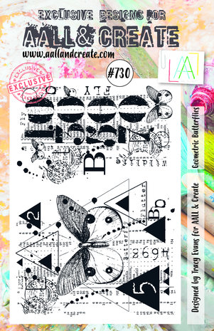 Aall and Create Stamp Set A5 Geometric Butterflies (AALL-TP-730) (DISCONTINUED) Aall and Create Stamp Set A5 Geometric Butterflies (AALL-TP-730) (DISCONTINUED)
