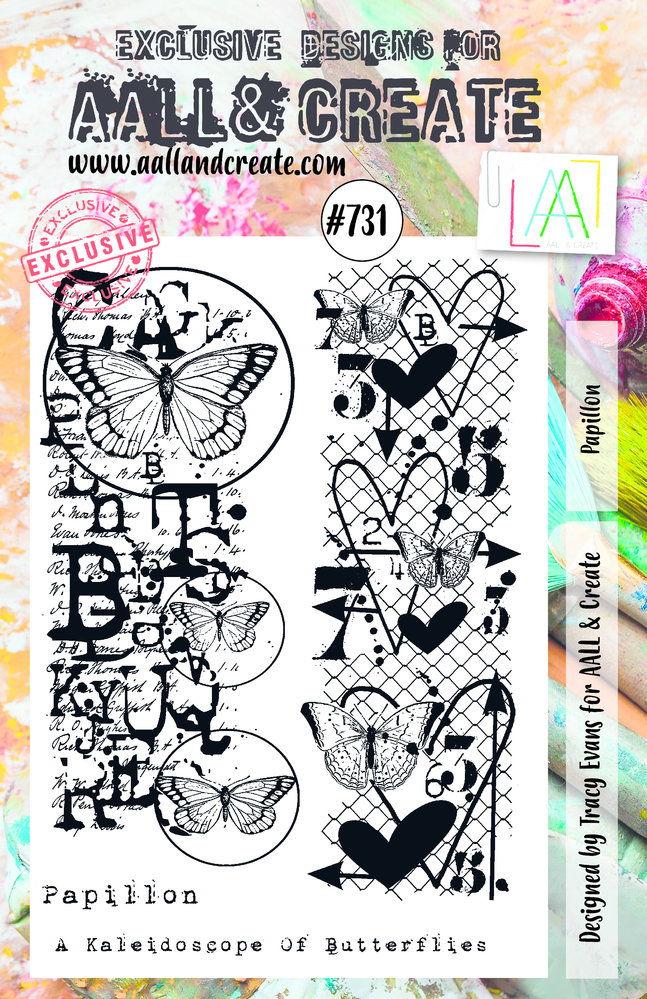 Aall and Create Stamp Set A5 Papillon (AALL-TP-731) (DISCONTINUED) Aall and Create Stamp Set A5 Papillon (AALL-TP-731) (DISCONTINUED)