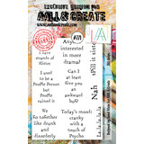 Aall and Create Stamp Set A6 Dee Quips (AALL-TP-771) (DISCONTINUED)
