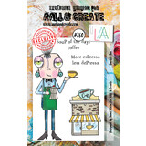 Aall and Create Stamp Set A7 Barista Dee (AALL-TP-760) (DISCONTINUED)