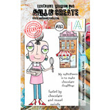 Aall and Create Stamp Set A7 Chocolatier Miss Dee (AALL-TP-763) (DISCONTINUED)