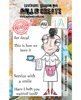 Aall and Create Stamp Set A7 Waitress Dee (AALL-TP-767) (DISCONTINUED)