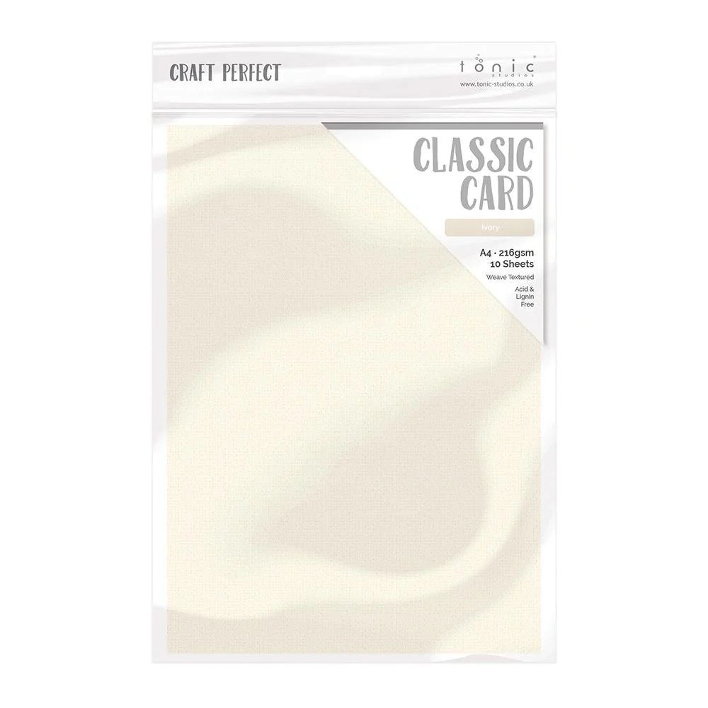 Tonic Craft Perfect Classic Card A4 Ivory White (9015e) (DISCONTINUED)